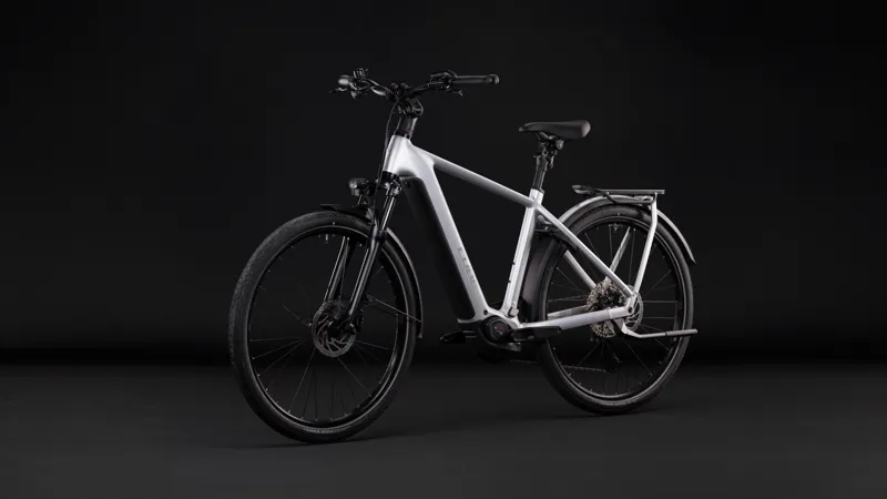 Cube Kathmandu Hybrid One 800 Crossbar Electric Bike Silverstar-3