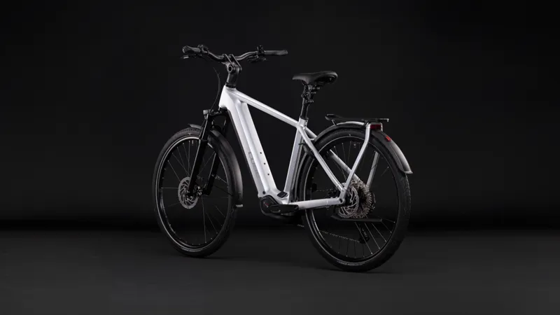 Cube Kathmandu Hybrid One 800 Crossbar Electric Bike Silverstar-4