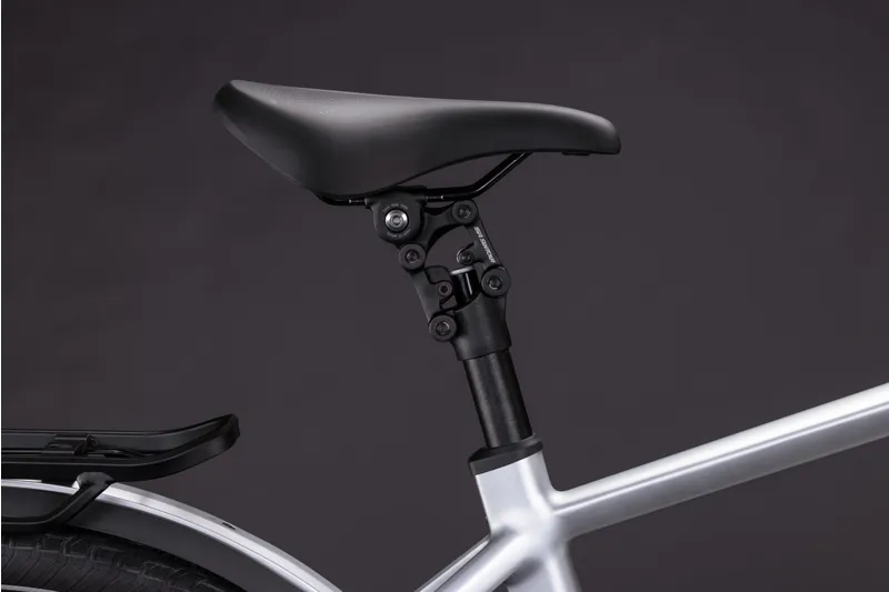 Cube Kathmandu Hybrid One 800 Crossbar Electric Bike Silverstar-6