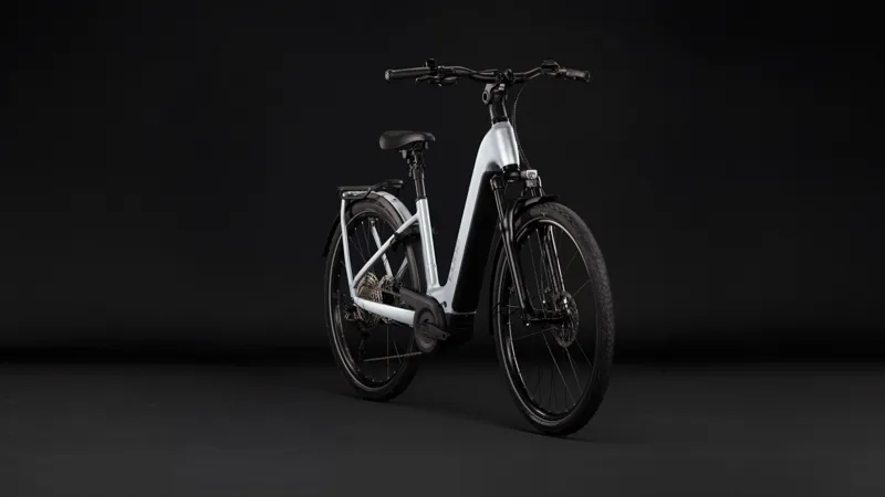 Cube Kathmandu Hybrid One 800 Easy Entry Electric Bike Silverstar-1