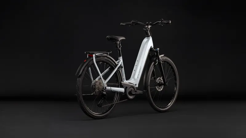 Cube Kathmandu Hybrid One 800 Easy Entry Electric Bike Silverstar-2