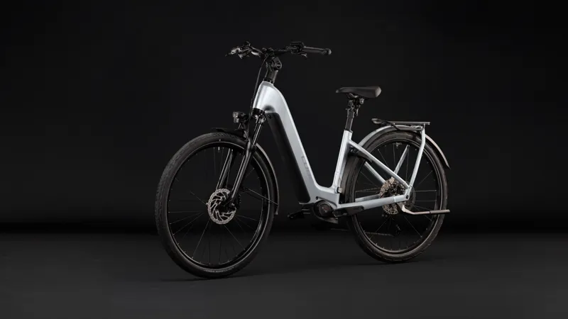 Cube Kathmandu Hybrid One 800 Easy Entry Electric Bike Silverstar-3