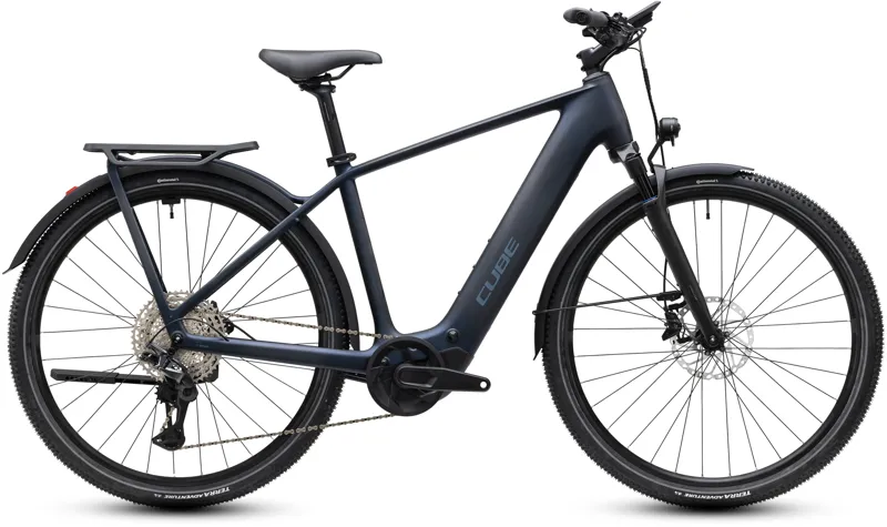 Cube Kathmandu Hybrid C:62 Pro 400x Crossbar Electric Bike Steel/Prizm