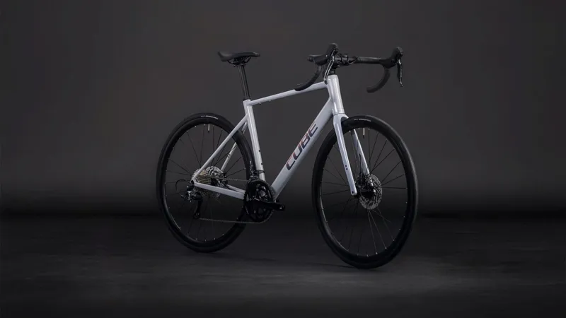 Cube Attain Race Road Bike 2026 Fog Grey/Shift-6