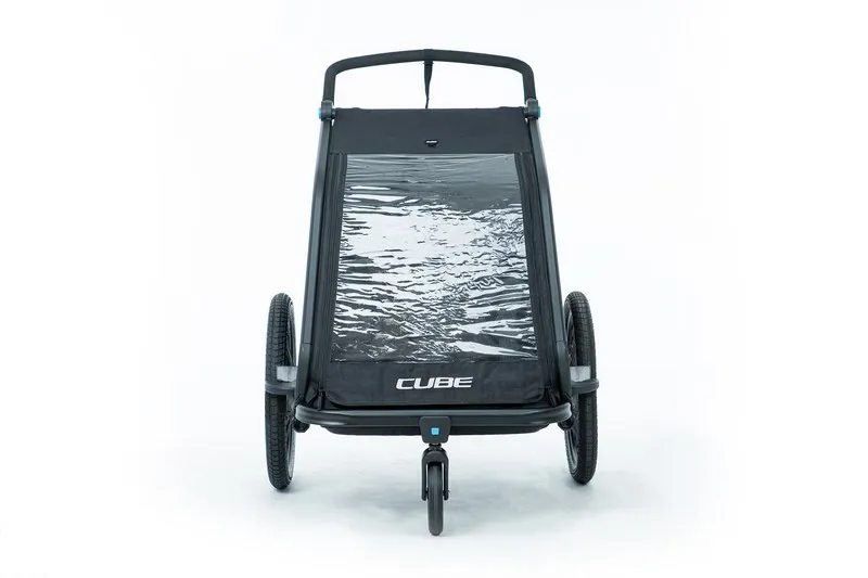 Cube Kids Trailer Double Cmpt Black-5