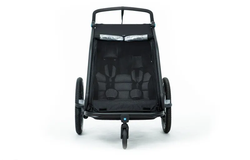 Cube Kids Trailer Double Cmpt Black-4