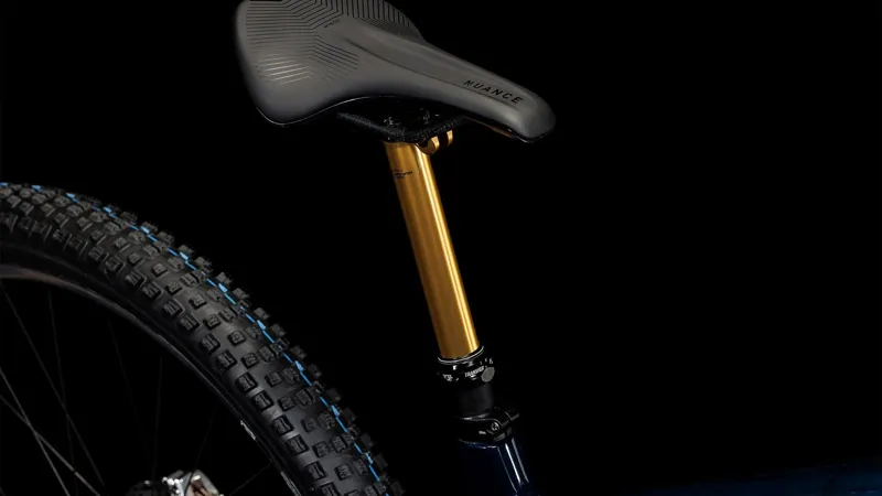 Cube Stereo One44 C:68X SLT Full Suspension Mountain Bike Liquid Blue Rainbow-3