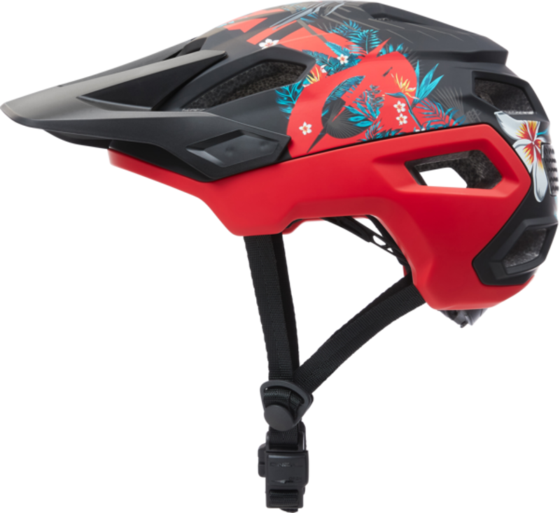 O'Neal Trailfinder Mountain Bike Helmet Rio Black/Red-1