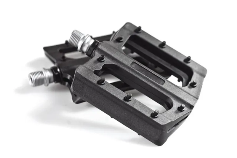 HT Components PA-12 Nylon Platform Pedals Black-2