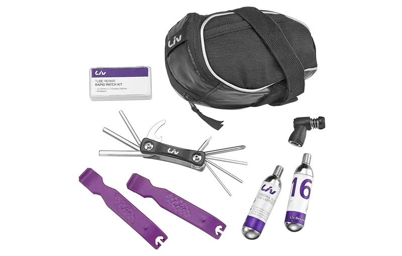 Liv Quick Fix Combo Repair Kit CO2 Black/Purple