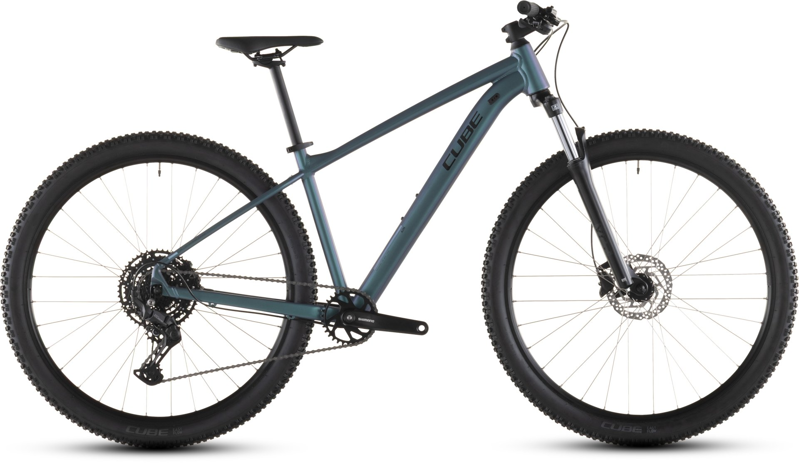 Cube Aim Pro Hardtail Mountain Bike 2026 Smaragd Grey/Prism