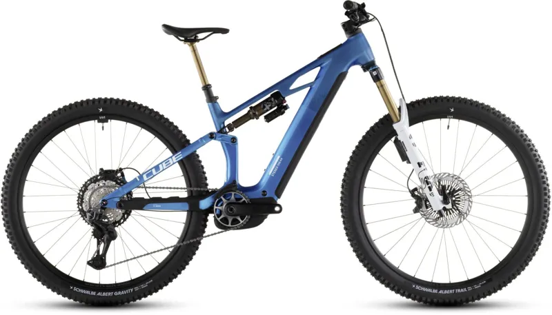 Cube Stereo Hybrid One44 HPC Action Team Electric Bike 2026 Blue