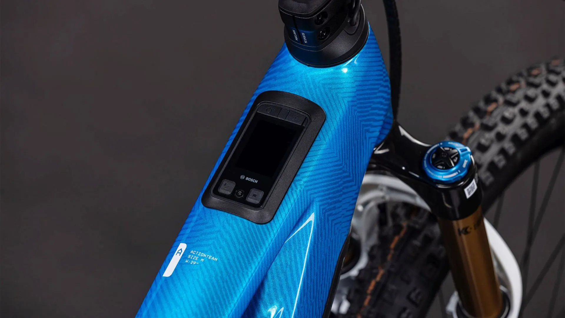 Cube Stereo Hybrid One44 HPC Action Team Electric Bike 2026 Blue