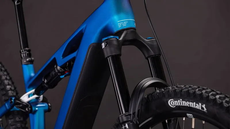 Cube Stereo Hybrid One44 HPC SLX 800 Electric Bike 2026 Nebula/White-1