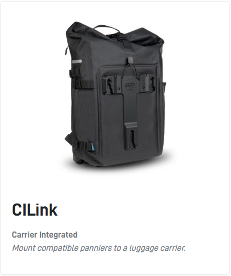 Acid Pannier Bag Pure 20/2 Cilink Black Onesize-2