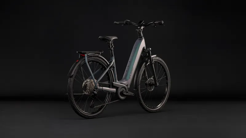Cube Kathmandu Hybrid Pro 800 Easy Entry Electric Bike 2027 Smaragd Grey-9