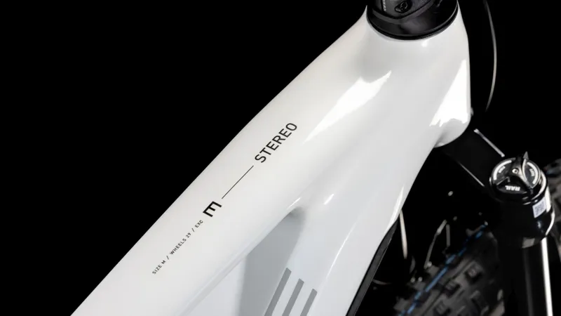 Cube Stereo Hybrid One44 EXC 800 Electric Bike 2025 Metallic White/Black-2