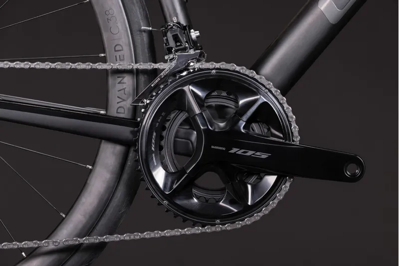 Cube Attain C:62 Race Road Bike 2027 Carbon/Coal Chrome-5