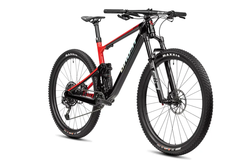 Ghost Lector FS SF Universal Full Suspension Mountain Bike Raw Carbon Black/Red-1