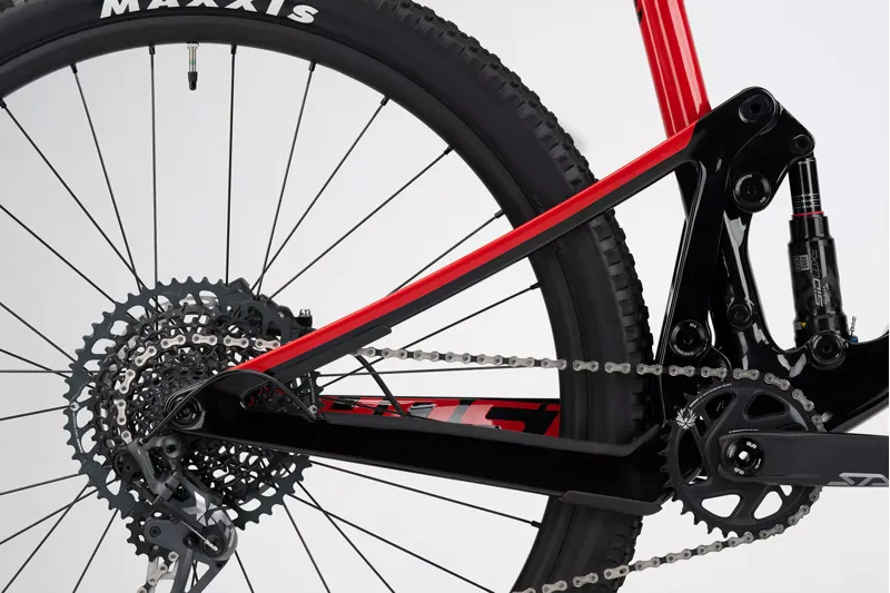 Ghost Lector FS SF Universal Full Suspension Mountain Bike Raw Carbon Black/Red-4