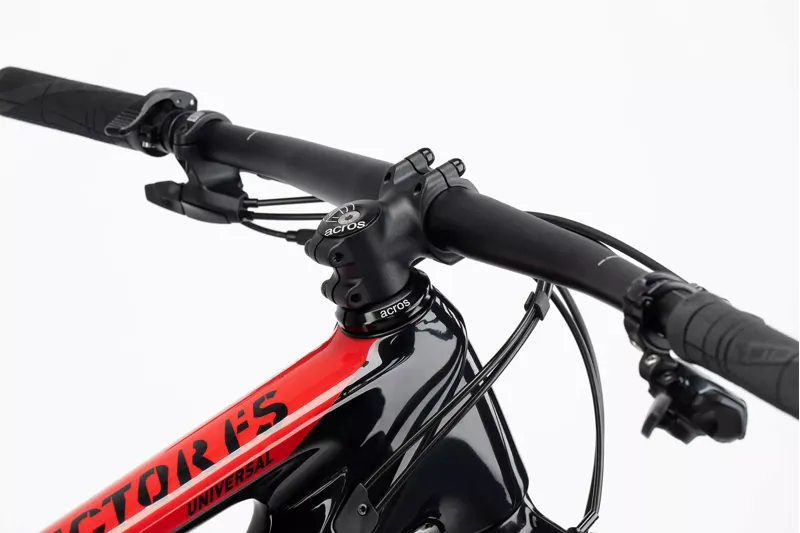 Ghost Lector FS SF Universal Full Suspension Mountain Bike Raw Carbon Black/Red-5