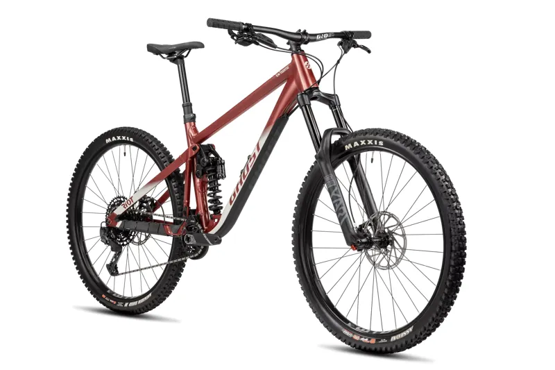 Ghost Riot EN 170 Essential Full Suspension Enduro Mountain Bike Dust Matte-1