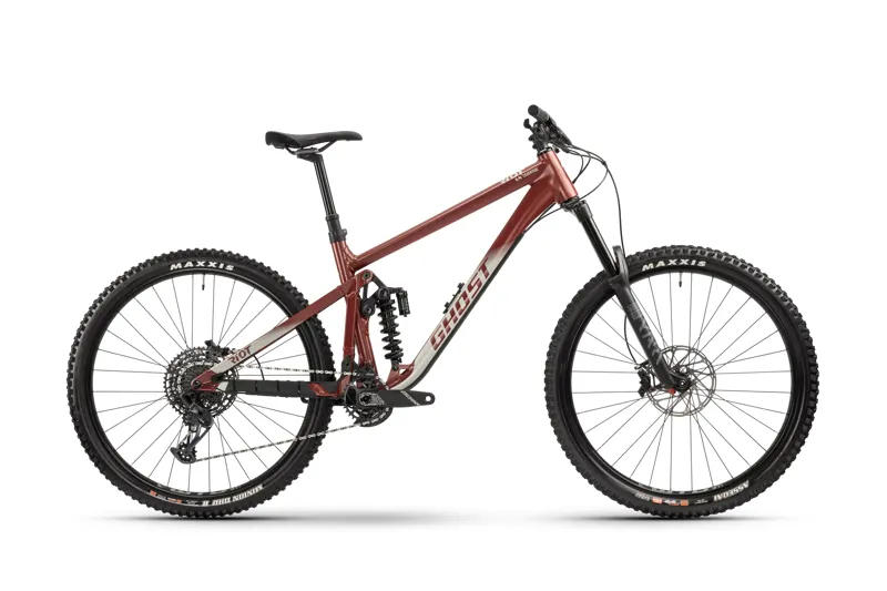 Ghost Riot EN 170 Essential Full Suspension Enduro Mountain Bike Dust Matte