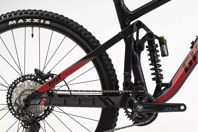 Ghost Riot EN 170 Pro Full Suspension Enduro Mountain Bike Matte Black/Red-5