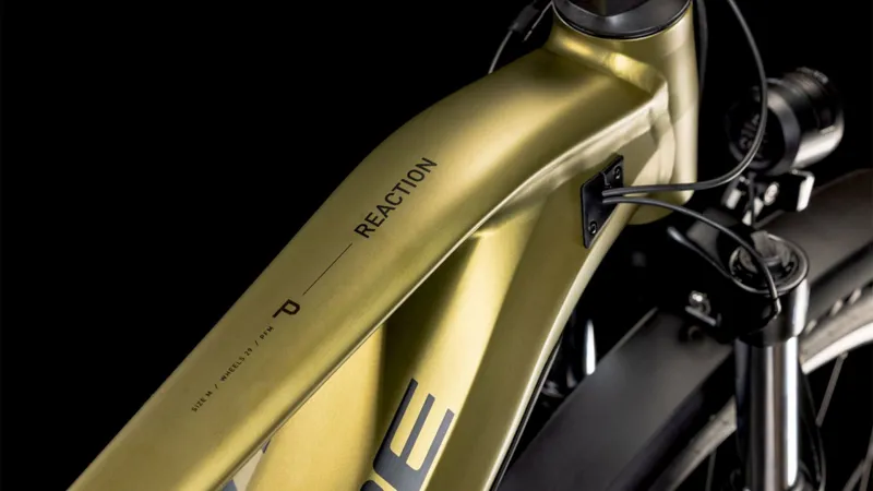 Cube Reaction Hybrid Performance 500 Allroad Electric Bike 2025 Golden Lime-3