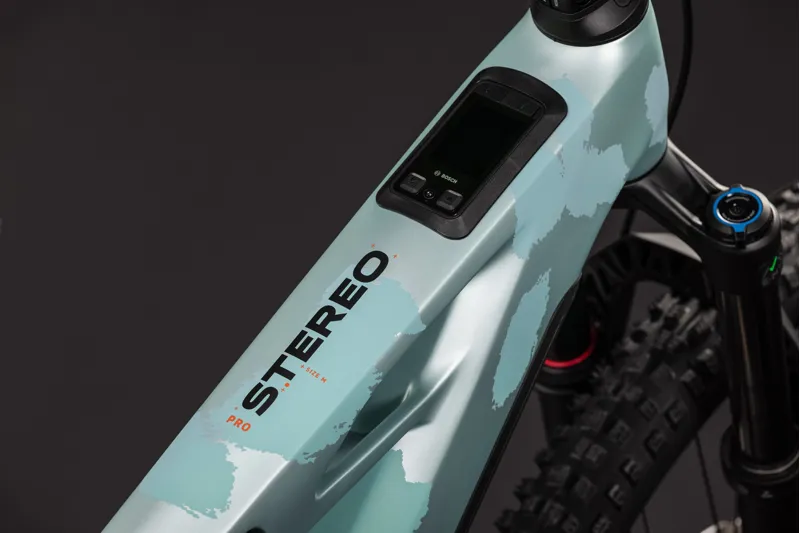 Cube Stereo Hybrid One44 HPC Pro 800 Electric Bike 2027 Pearl Aqua/Black-3