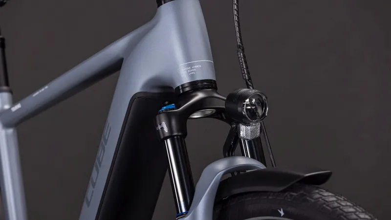 Cube Touring Hybrid Pro 800 Electric Bike 2026 Pearl Grey-1