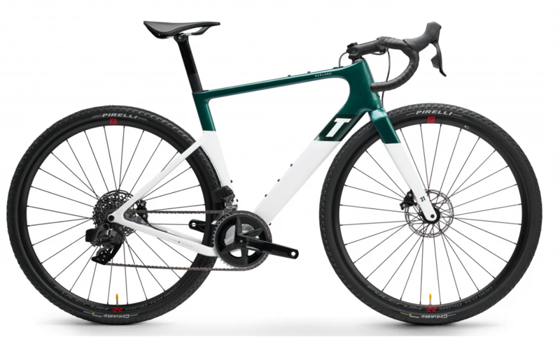 3T Exploro Racemax Rival AXS 2x12 Gravel Bike Emerald/White