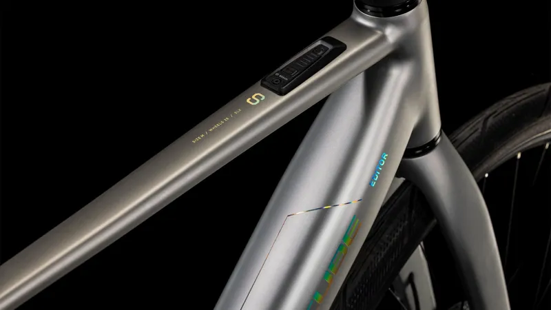 Cube Editor Hybrid SLX 400x Electric Bike 2025 Sleek Grey/Spectral-1