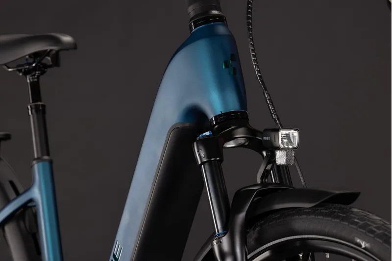 Cube Touring Hybrid Pro 800 Easy Entry Electric Bike 2027 Electric Blue/Prizm-1