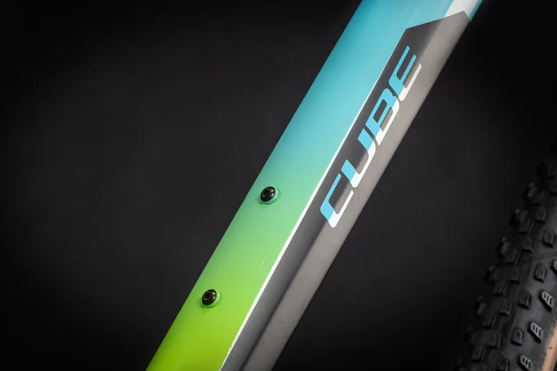 Cube Reaction Pro Hardtail Mountain Bike 2021 Fading Blue/Green-3