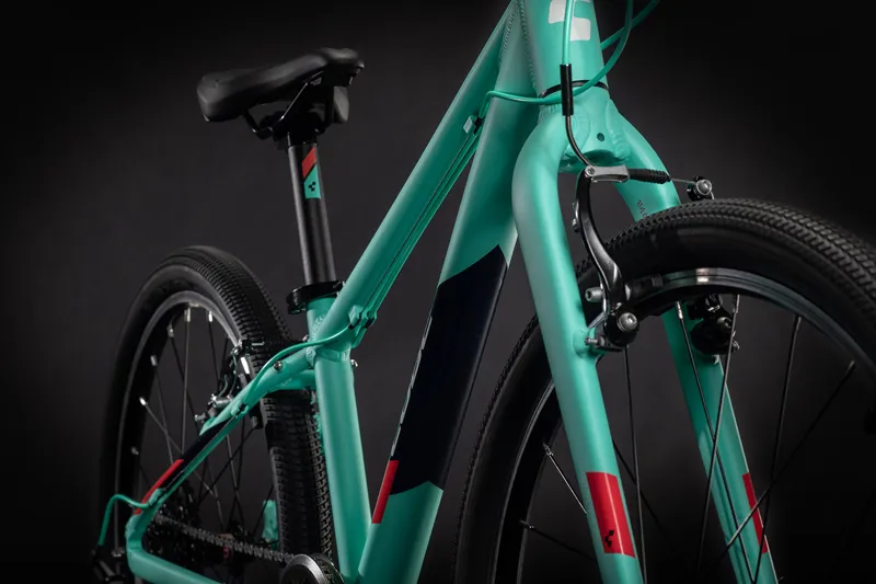 Cube Acid 240 SL Lightweight 24 Inch Kids Bike Indigo/Mint-1