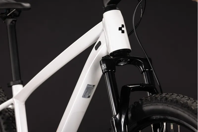 Cube Aim One Hardtail Mountain Bike 2027 Metallic White/Black-1