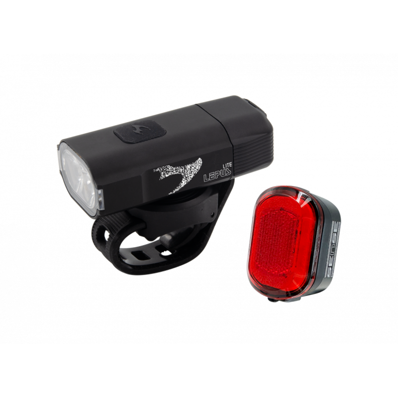 MOON Lepus Lite Black and Orion Rechargeable Light Set