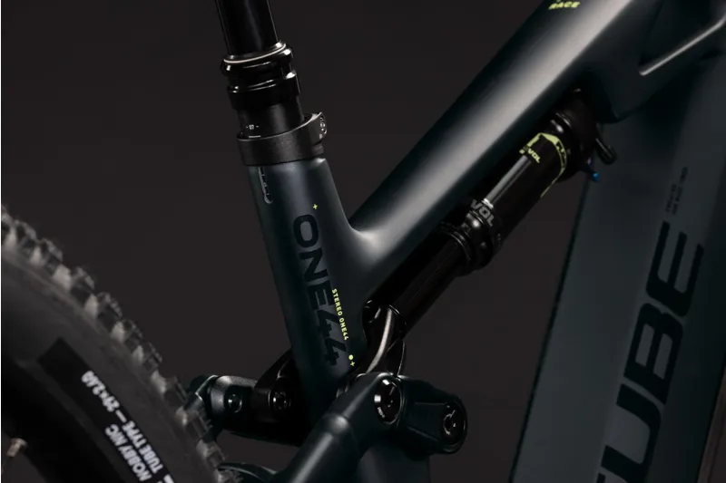 Cube Stereo Hybrid One44 HPC Race 800 Electric Bike 2027 Coal/Green-4