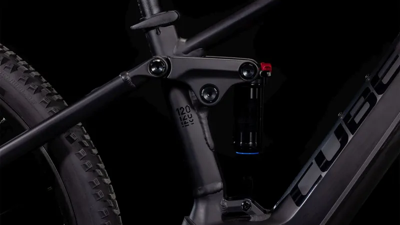 Cube Stereo Hybrid 120 One 625 Electric Mountain Bike Black-1