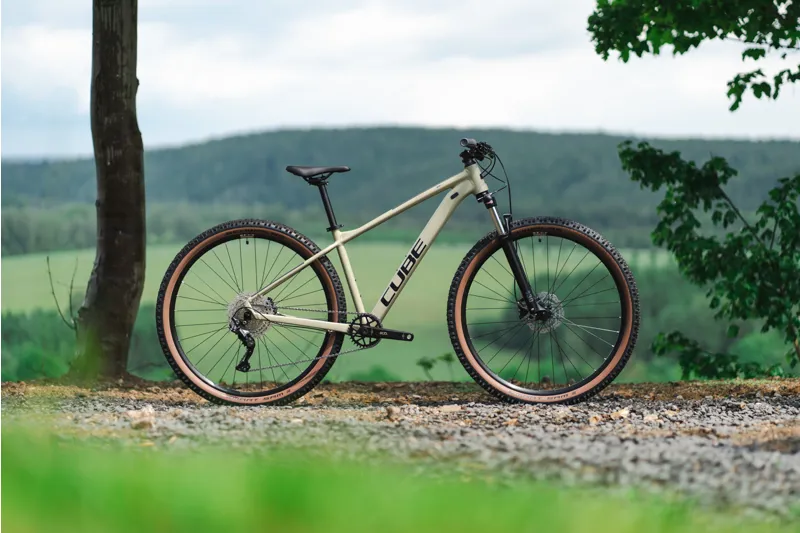 Cube Aim EX Hardtail Mountain Bike 2022 Desert/Black-6