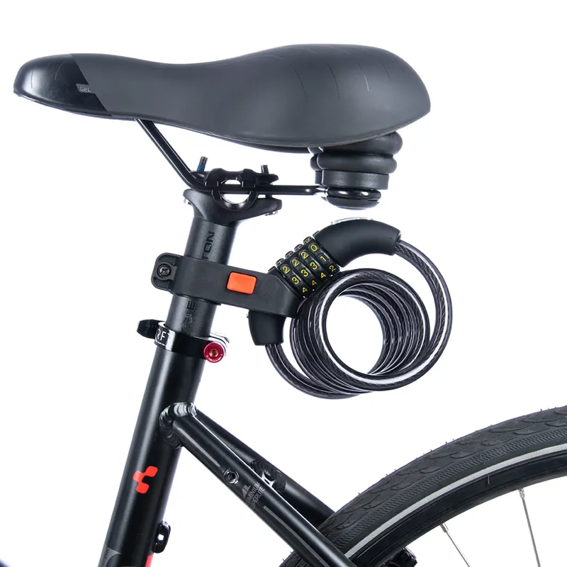 Oxford 1.5m X 12mm Combi Coil Bike Lock Black-4