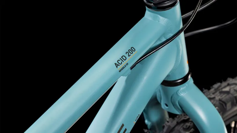 Cube Acid 200 Disc Kids Bike 2025 Pistachio/Orange -1