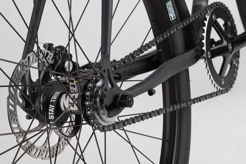 NS Bikes Crust Flat Bar City Hybrid Bike Black-1