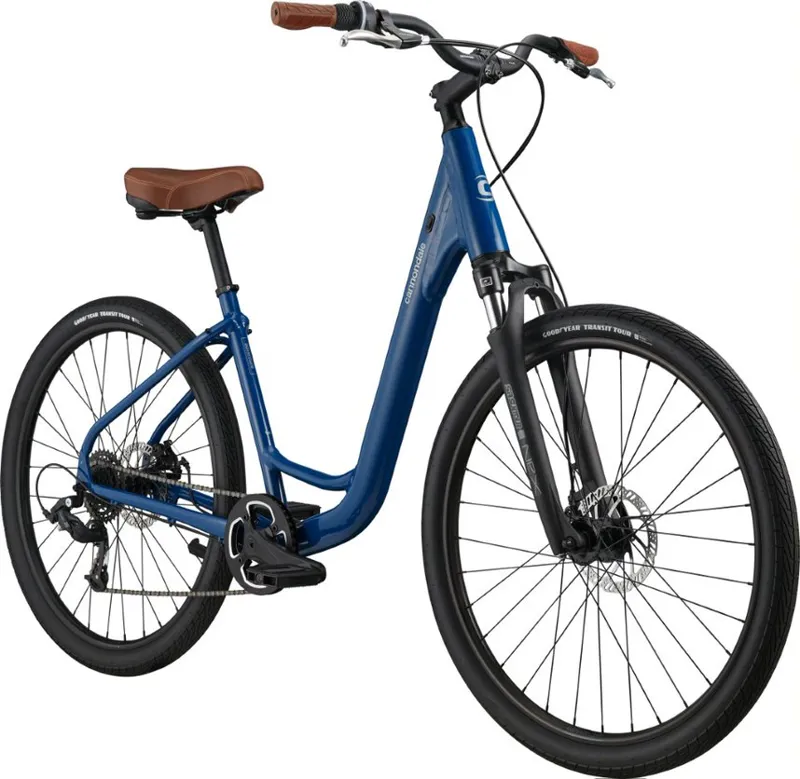 Cannondale Adventure 2 Hybrid Bike Abyss Blue-1