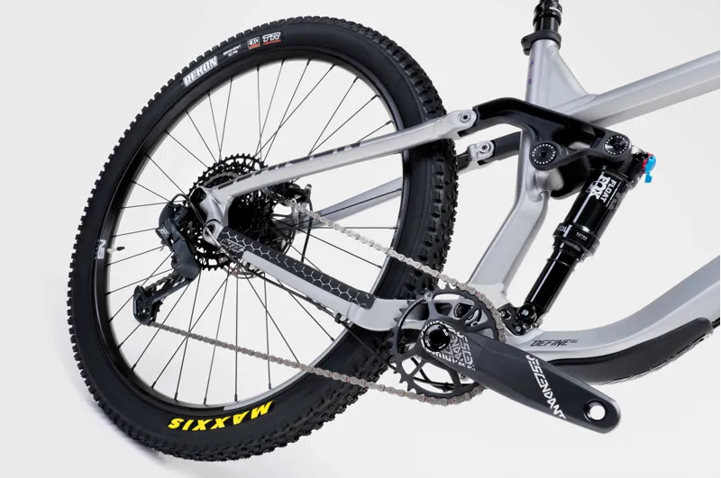NS Bikes Define AL 140 1 Full Suspension Mountain Bike Grey-4