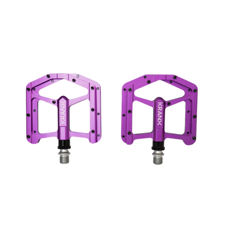 Kranx Trail Luxe Alloy Platform Pedals Purple-1