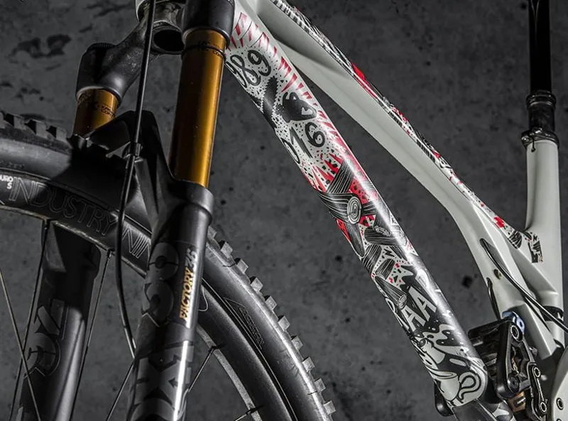 DYEDbro Long Live Chainsaw Red Frame Protection Kit-2