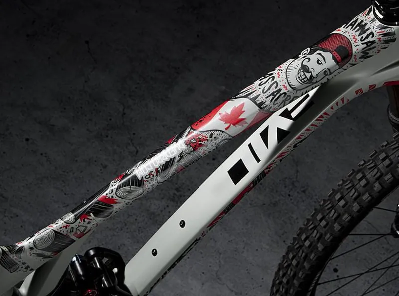 DYEDbro Long Live Chainsaw Red Frame Protection Kit-4