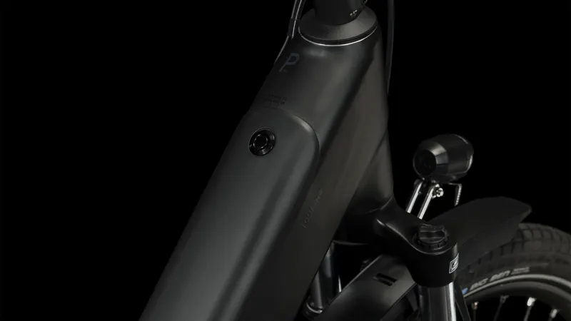 Cube Touring Hybrid Pro 625 Easy Entry Electric Bike 2024 Black/Metal-1